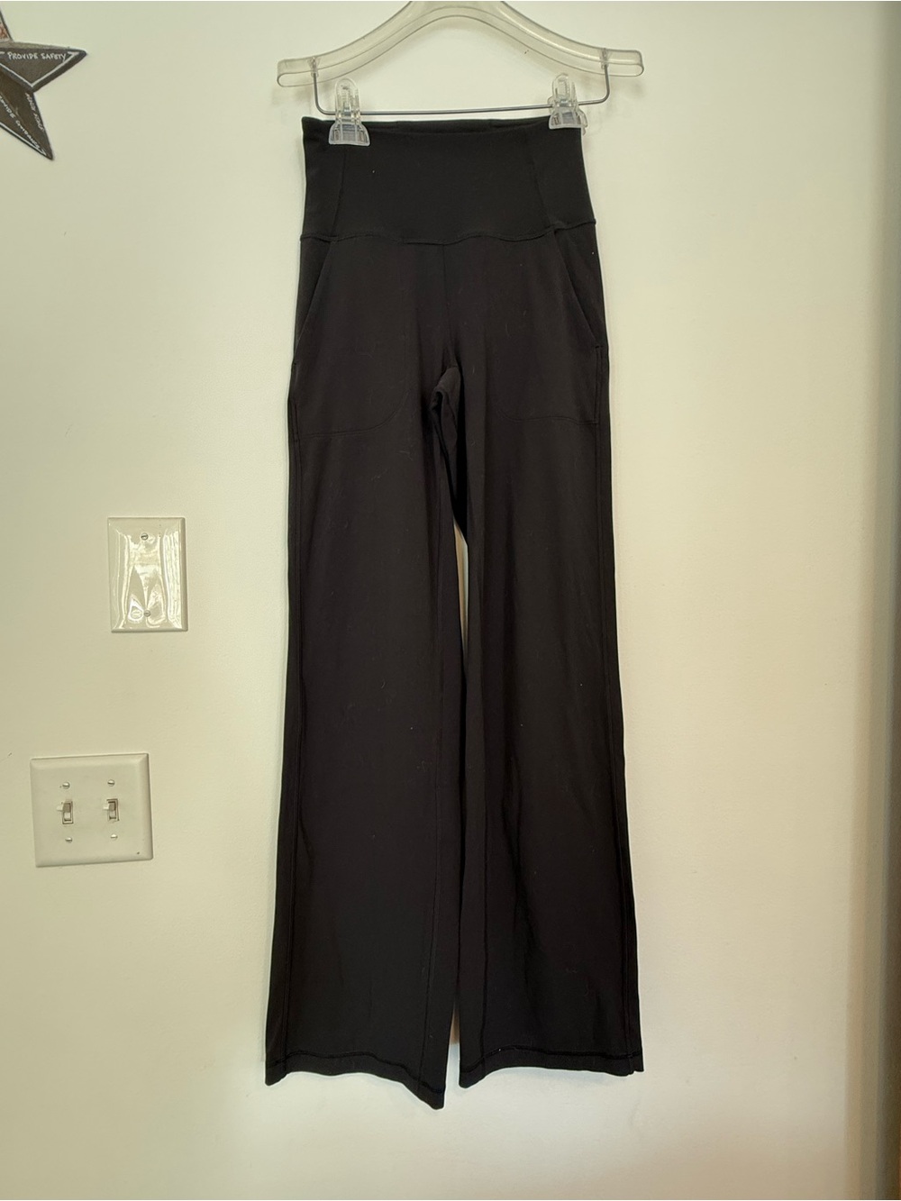 lululemon athletica Black High-Rise Wide-Leg Pants